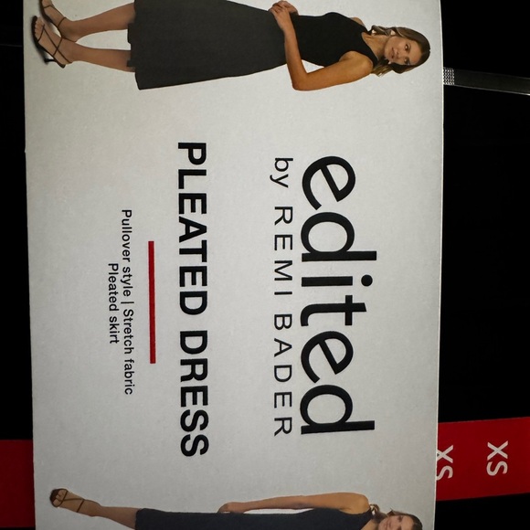 Edited by Remi Bader Black Pleated Dress - Picture 9 of 12